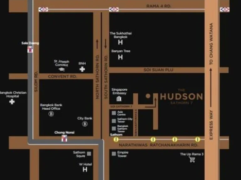 คอนโดให้เช่า เดอะ ฮัดสัน สาทร 7 The Hudson Sathorn 7 ซอย สาทร 7 แยก 3 ทุ่งมหาเมฆ สาทร 2 ห้องนอน พร้อมอยู่ ราคาถูก