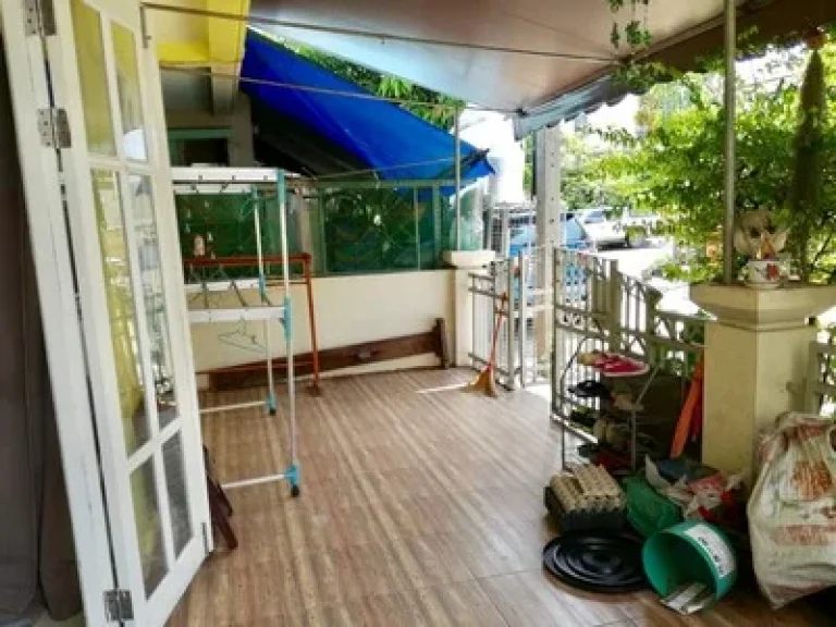 ขายทาวน์เฮ้าส์ บุศรินทร์ ประชาอุทิศ129 land ampamp house ต่อเติมหน้า-หลัง 201ตรว ราคาถูก กู้เต็ม