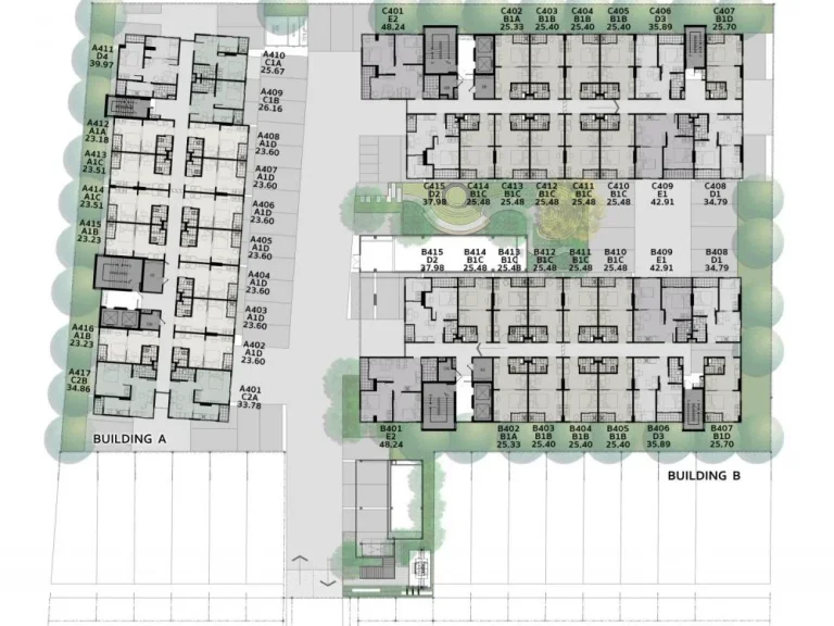 ขายดาวน์ WYNN CONDO ลาดพร้าว-โชคชัย 4 ห้องอยู่ชั้น 5 วิวสระว่ายน้ำและสวน