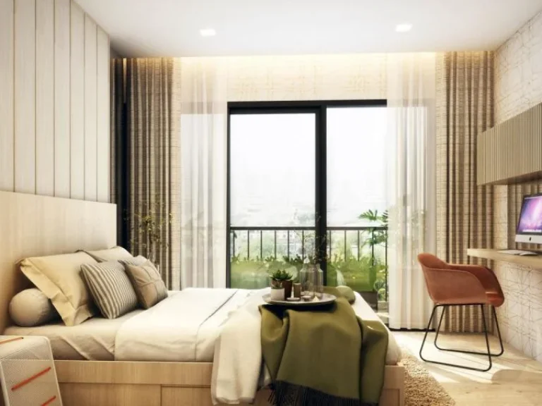 ขายดาวน์ WYNN CONDO ลาดพร้าว-โชคชัย 4 ห้องอยู่ชั้น 5 วิวสระว่ายน้ำและสวน