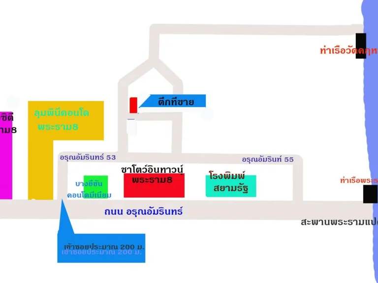 ลดให้สี่แสนค่า รีโนเวทตึกแถวเก่า ห้องริม 14 ตรวทำเลดี ใกล้สะพานพระรามแปด