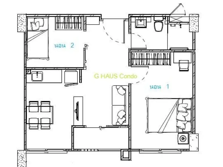 ขาย จีเฮ้าส์ คอนโด G Haus Condo สไตล์โมเดิร์น คอนโดมิเนีนยม ซอยพรสว่าง 11 แบริ่ง 6 ถนนสุขุมวิท 109