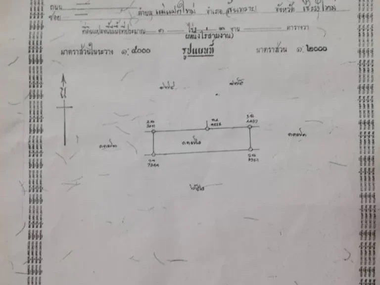 ขายที่นาเนื้อที่1-3-00ไร่ติดทางสาธารณประโยชน์ที่เข้ามาจากทางหลวงสายเชียงใหม่-พร้าว1001ระยะทางประมาณ400เมตร ที่นาแปลงนี้ปัจจุบันใช้ทำเป็นที่สวยปลูกผั