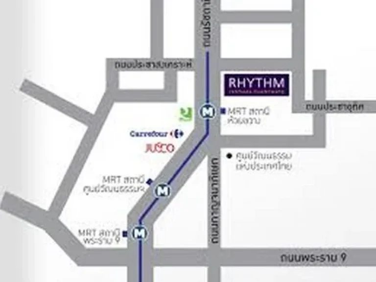 ขายและเช่าห้องที่ Rhythm Ratchada ขนาด 37 ตรม Sell and Rent Rhythm Ratchada size 37 sqm