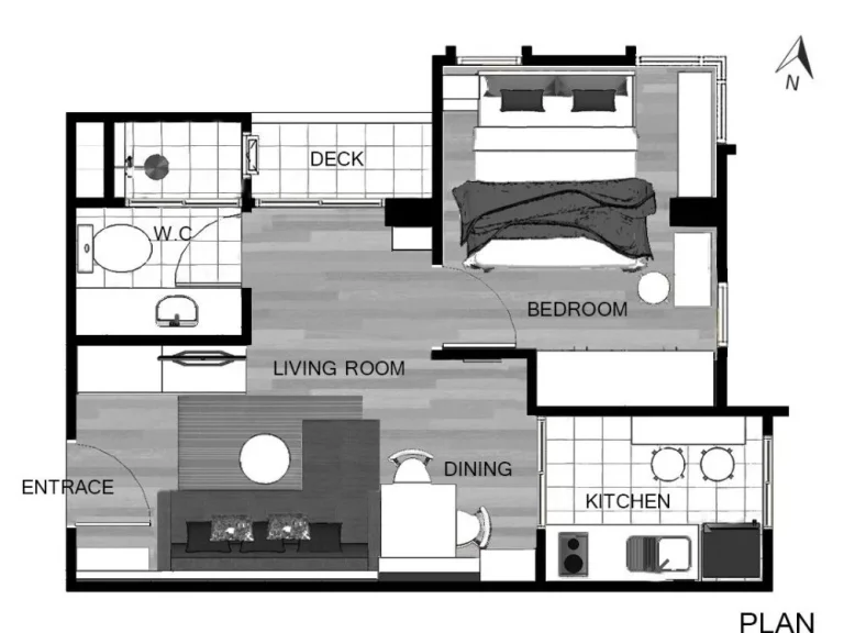 ขาย Happy Condo รัชดา 18 ใกล้ MRT ห้วยขวาง ขนาด 1ห้องนอน ห้องมุม วิวดี ตกแต่งเสร็จพร้อมอยู่ พร้อมเครื่องใช้ไฟฟ้าครบ