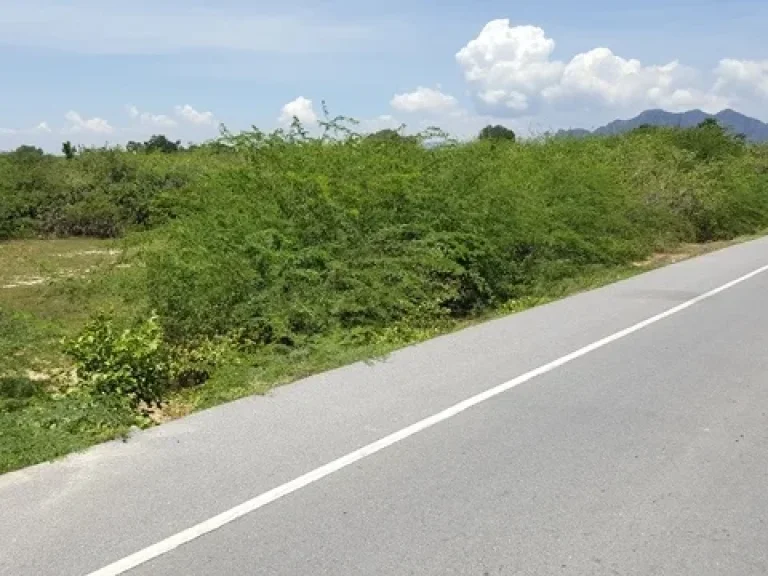 ขายที่ดินใกล้หาดชะอำ ติดถนนทางหลวง เหมาะสร้างโรงแรมรีสอร์ท ที่ดิน 6 ไร่เศษอำเภอชะอำ ขายถูกมาก