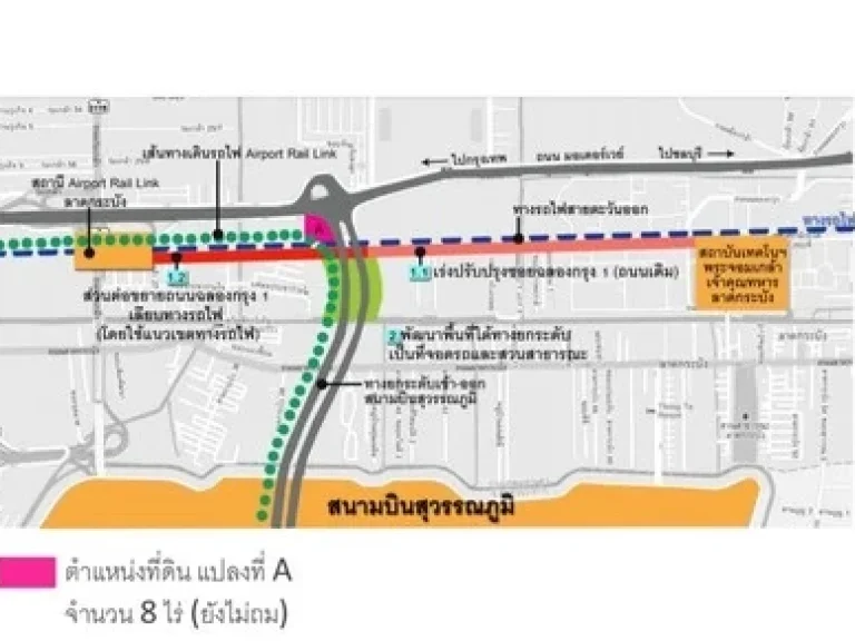 ขายที่ดินเปล่า ติดมอเตอร์เวย์สายใหม่ ทับยาว ลาดกระบังใกล้รถไฟฟ้าแอร์พอร์ตลิ้งลาดกระบัง