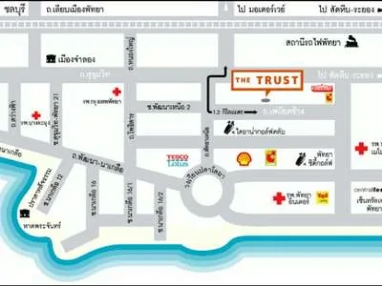 ขาย เดอะทรัสต์ คอนโด พัทยากลาง THE TRUST CONDO CENTRAL PATTAYA