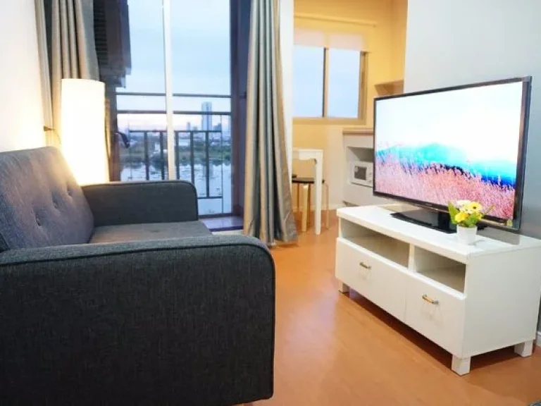 ให้เช่าคอนโด ลุมพินี เมกะ บางนา ห้องสวยเวอร์ คุ้มราคา TV จอใหญ่