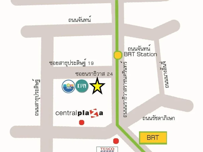 เซ้งร้านอาหาร ทำเลดี ติดถนนซนราธิวาสฯ24 ซสาธุฯ19