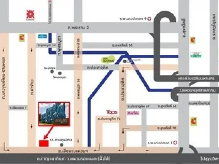 ขายบ้านเดี่ยว สราญสิริ ท่าข้าม-พระราม 2 เดินทางสะดวก