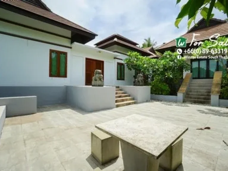 Seaview Land and House for sale in Ban Bang Rak Tambon Bophut Koh Samui 2 Rai