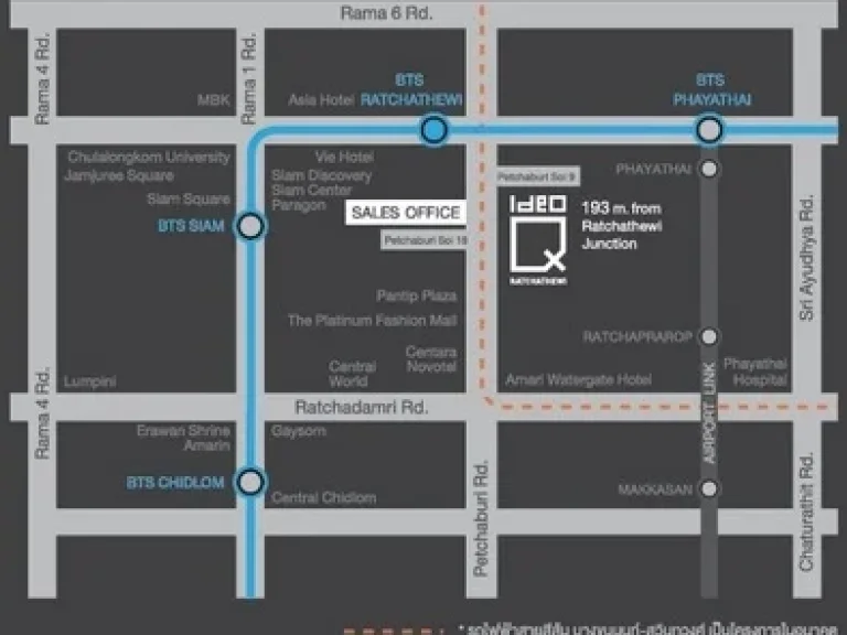 ให้เช่าคอนโด Ideo Q ราชเทวี 1ห้องนอน ห้องใหม่พร้อมอยู่ 34 ตารางเมตร