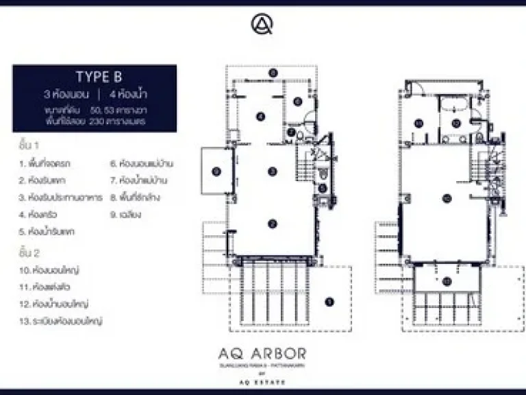 ให้เช่าบ้าน 3 ชั้นAQ Arbor สวนหลวง ร9  พัฒนาการ ถนนเฉลิมพระเกียรติ ร 9 ซอย 48 ใกล้สวนหลวง ร 9