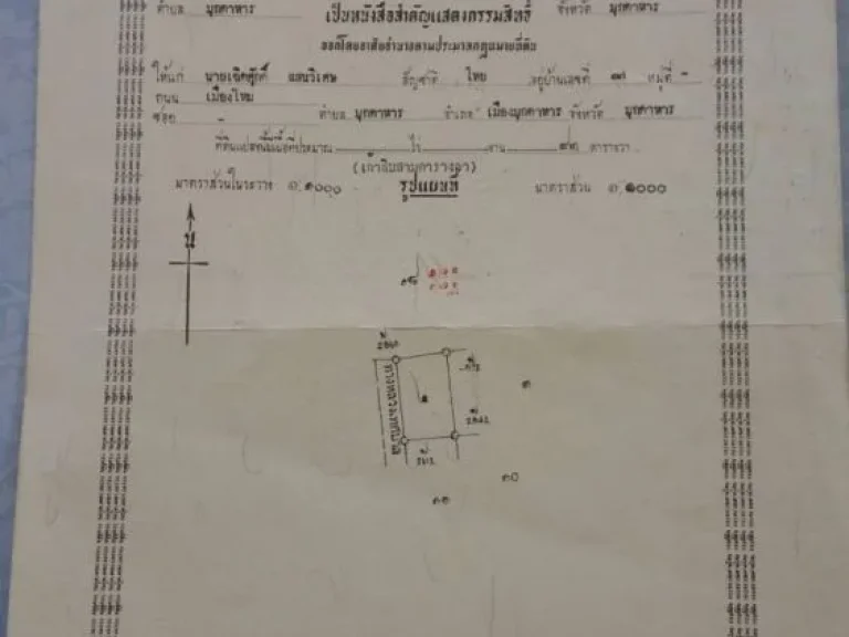 ที่ดินแบ่งล็อคขายเหมาะสำหรับสร้างบ้านใกล้โกลบอลเฮ้าส์ มุกดาหาร