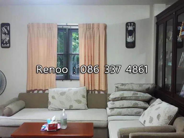 House for rent Chuanchuen Onnuch Village 62 sq wa Fully Furnished Nearby Mega Bangna