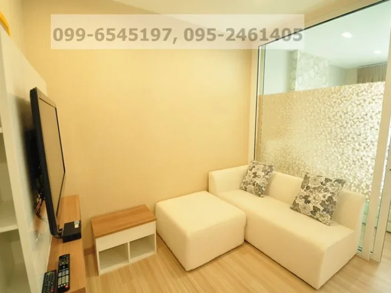 ห้องชุด 33 ตรม ติด MRT ศรีพรสวรรค์ โครงการ The Hotel Serviced Condo ชั้น8 เฟอร์ครบ