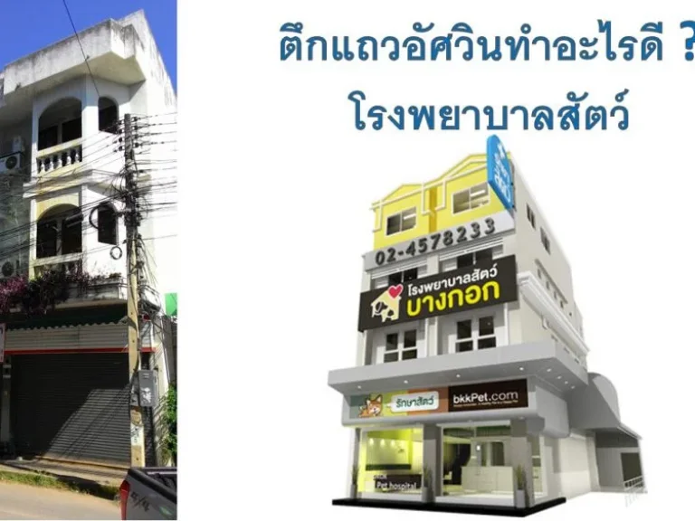 ขายตึกแถว 3 ชั้น 2 ห้อง ใจกลางเมืองลำปาง