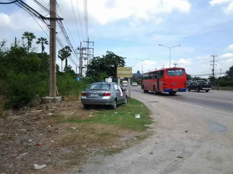 ขายที่ดินติดถนนเพชรเกษมขาออก ใกล้แยกท่านา