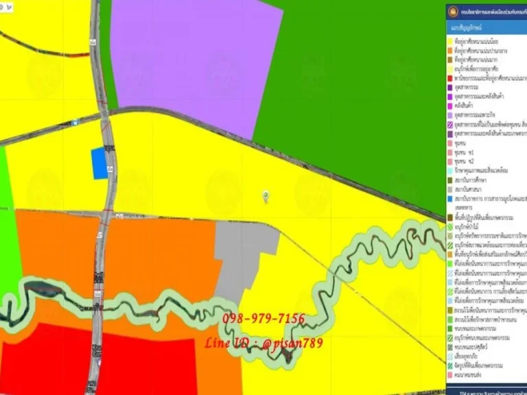 ขายที่ดิน อำเภอกบินทร์บุรี 10 ไร่ 3 งาน 25 ตรว ผังสีเหลือง ติดถนนสุวรรณศร