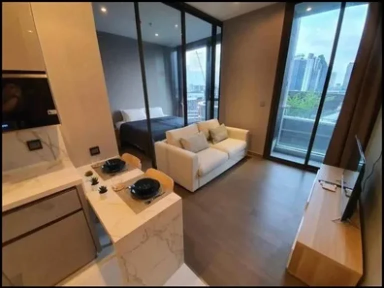 คอนโด THE ESSE at SINGHA COMPLEX 1 bedroom ให้เช่า ห้องสวย ติดMRT เพชรบุรี