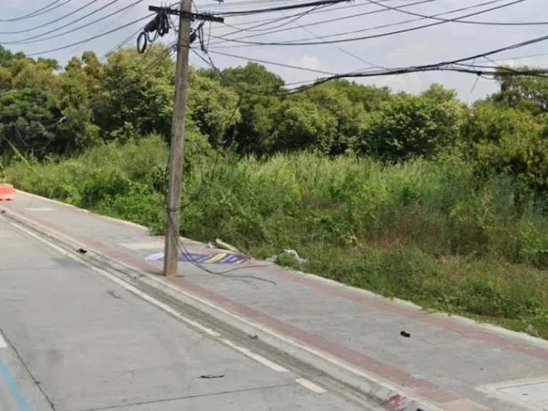 ขายที่ดินบางคูวัด ติดถนนใหญ่ก่อนเข้าปทุมธานี ผังสีชมพู