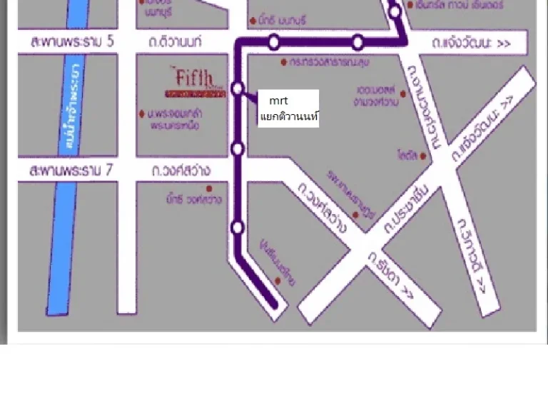 ขายคอนโด เดอะฟิฟท์ 3745 ตรม ใกล้รถไฟฟ้าสถานีแยกติวานนท์