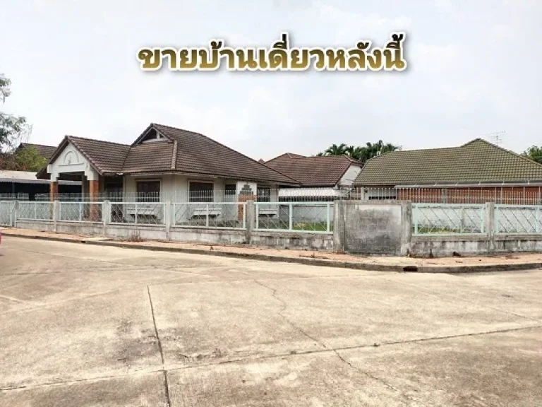 ขายบ้านพร้อมที่ดิน 123 ตรว มประชานิเวศน์ 4 แปลงสวยหัวมุม