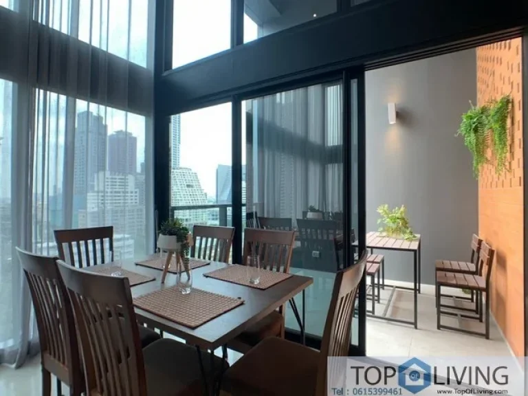 ForRent The Lofts Silom Duplex Ready to move in near BTS Surasak Station