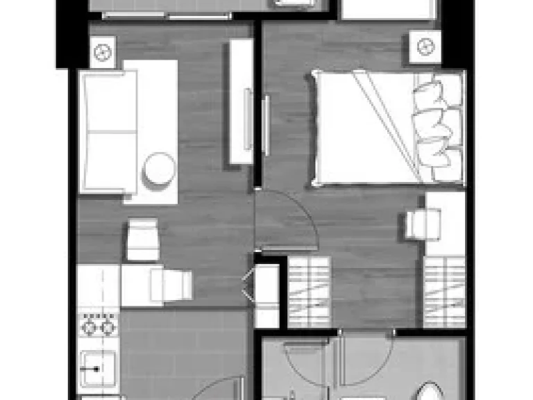 ให้เช่า C Ekkamai ซี เอกมัยในซอยเอกมัยห้องใหม่ไม่เคยปล่อยเช่า 1BED ราคาพิเศษช่วงโควิด