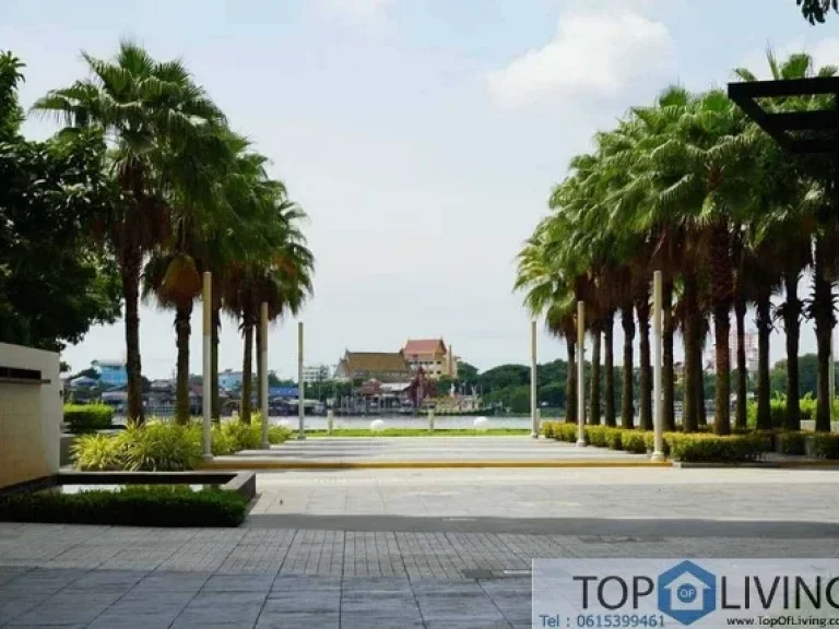 ForRent Lumpini Park Riverside 1 bed 1 bathroom level 29 Fully furnished and provide electrical