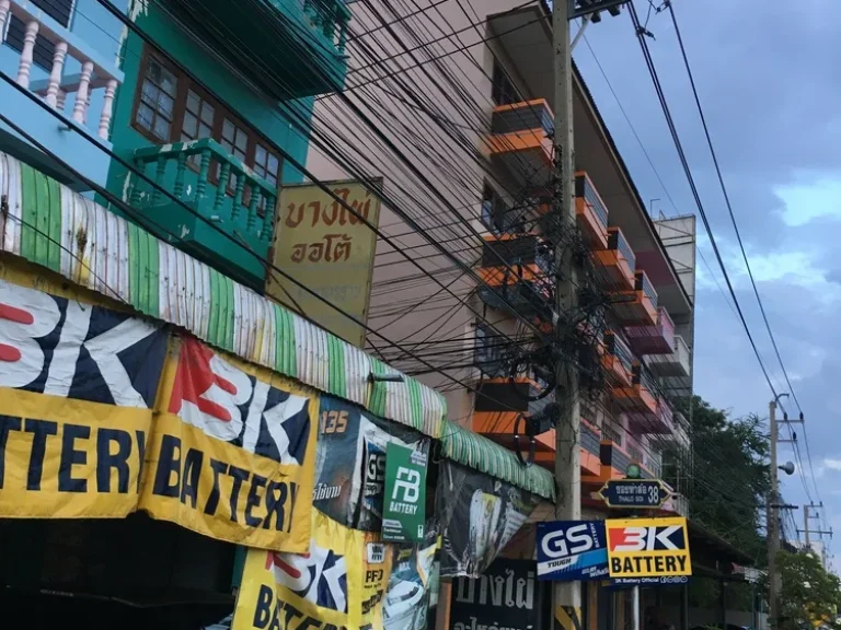 ขายด่วนมากตึกพร้อมกิจการอะไหล่รถยนต์ร้านบางไผ่อะไหล่