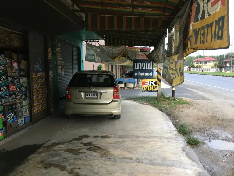 ขายด่วนมากตึกพร้อมกิจการอะไหล่รถยนต์ร้านบางไผ่อะไหล่