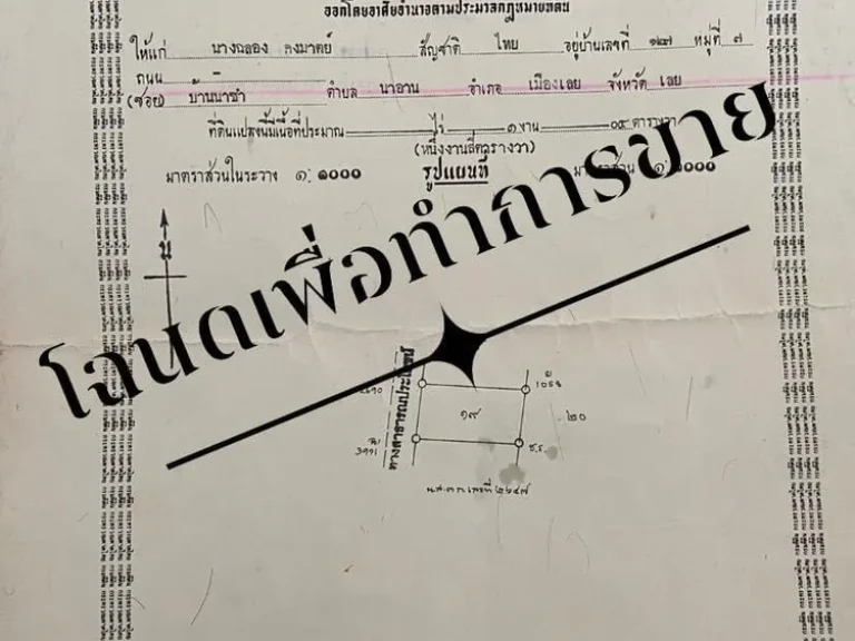 ขายบ้านพร้อมที่ดิน บ้านนาซำ คุ้มเนินสวรรค์ จังหวัดเลย