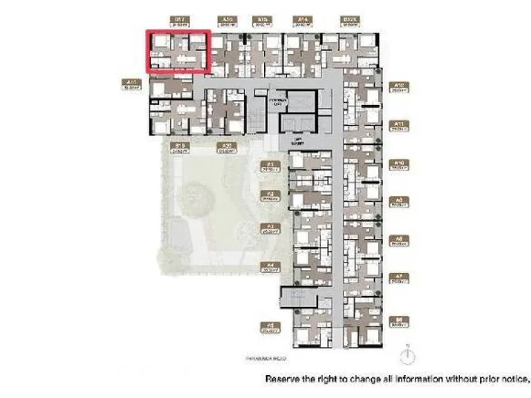 ขายคอนโด ขายดาวน์ Nue Noble แยกไฟฉาย-วังหลัง ขนาด 345 ขนาด 2 ห้องนอน ชั้น 11