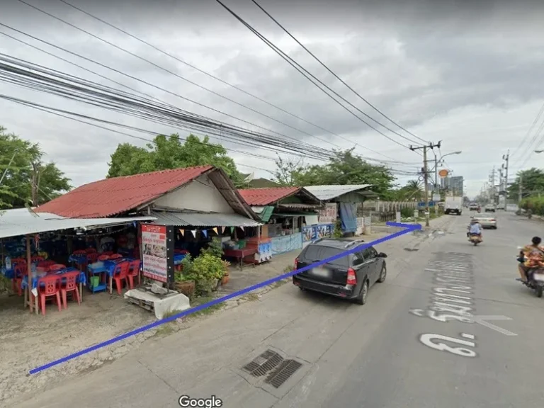 ขายที่ดิน 19-3-80 ไร่ ติดถนนทางรถไฟสายเก่า สำโรง อพระประแดง สมุทรปราการ ตรวละ 75000 บาท