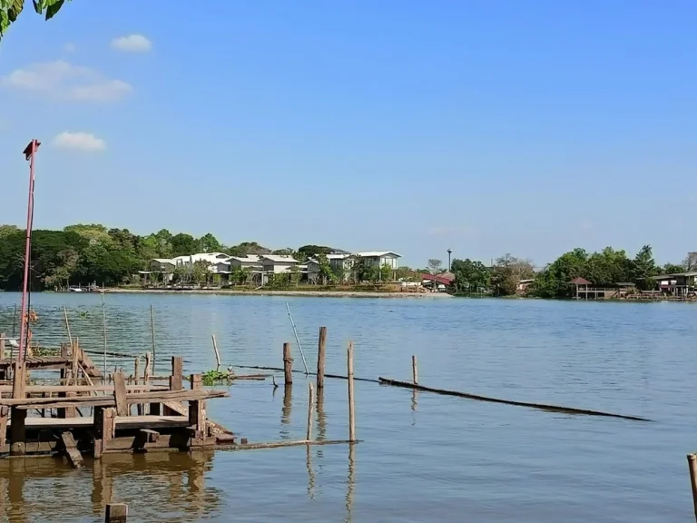 ที่ดินติดแม่น้ำเจ้าพระยา รหัสทรัพย์ บป024 ขายที่ดินติดแม่น้ำเจ้าพระยา แปลงเล็ก ในเขตเกาะเกิด อบางปะอิน อยุธยา เนื้อที่ 145 ตรว