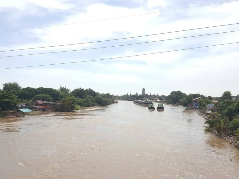 ที่ดินติดแม่น้ำเจ้าพระยา จังหวัดพระนครศรีอยุธยา รหัสทรัพย์ อย 029 ขายที่ดินติดแม่น้ำเจ้าพระยา ในเกาะเมืองอยุธยา เนื้อที่ 1-3-29 ไร่