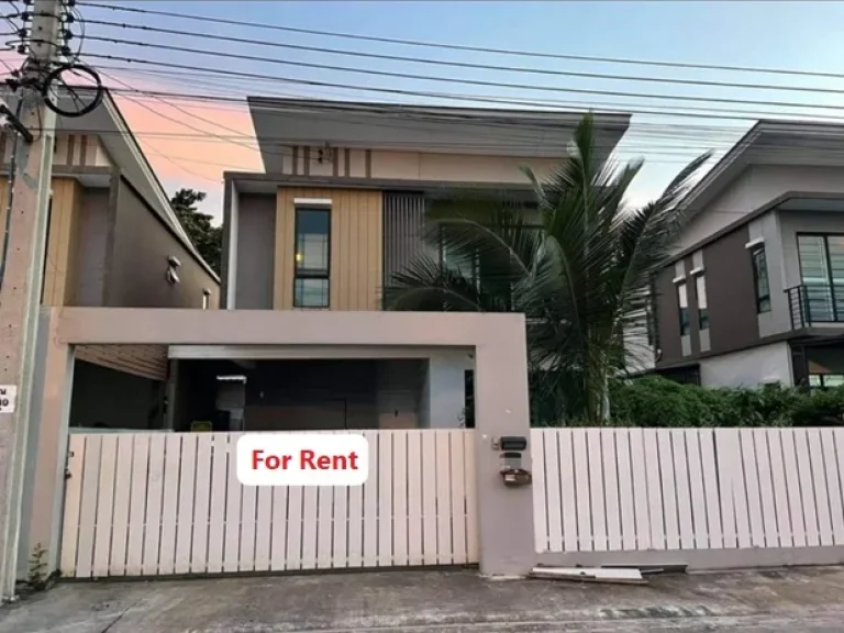 For Rent ให้เช่าบ้านเดี่ยว บ้านแฝด พื้นที่ 42 ตารางวา หมู่บ้าน เดอะ คอนเนค ดอนเมือง ซอยช่างอากาศอุทิศ 10