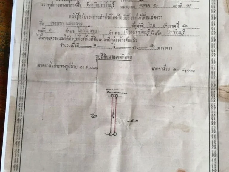 ขายที่ดิน ติดถนนสุวรรณศร 33 ย่านการค้า ทำเลท้องมังกร อำเภอเมือง ปราจีนบุรี