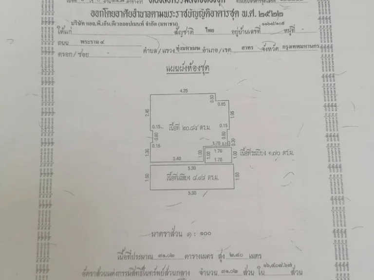 ขายคอนโดอารมณ์บ้านสวนสำหรับคนรักธรรมชาติทำเลดี อสวนหลวง จกรุงเทพมหานคร