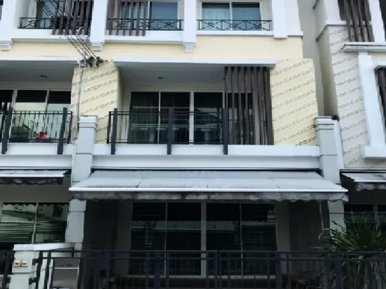 For Rent ให้เช่าทาวน์โฮม 3 ชั้น หมู่บ้านกลางเมืองเกษตร นวมินทร์ 2 ซอยลาดปลาเค้า 79