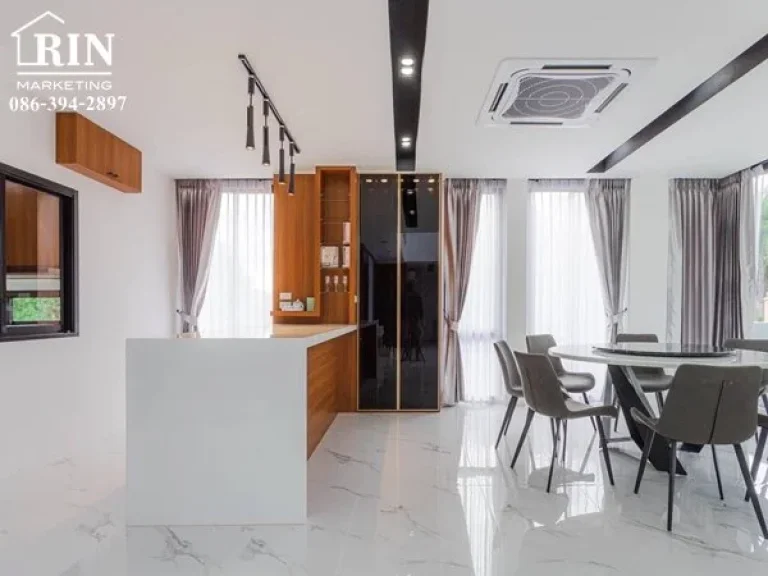 SH1200 ขายบ้านเดี่ยว 2 ชั้น บ้านเดี่ยวพูลวิลล่า เชียงใหม่ ใกล้Central Festival Chiang-Mai 5นาที 4Bed5Bath