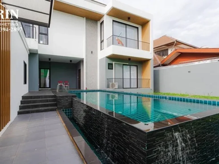 SH1200 ขายบ้านเดี่ยว 2 ชั้น บ้านเดี่ยวพูลวิลล่า เชียงใหม่ ใกล้Central Festival Chiang-Mai 5นาที 4Bed5Bath