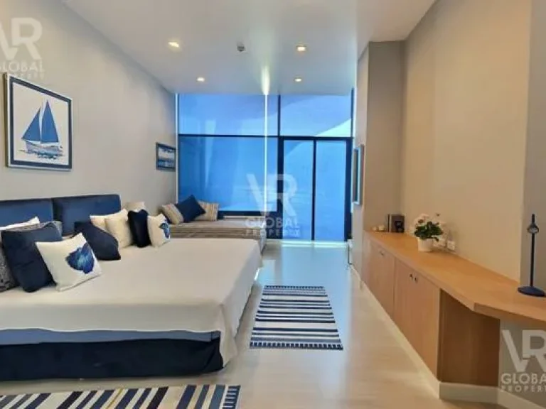 ให้เช่าคอนโดติดทะเลในพัทยา La Royale Beach Condominium ชั้น 33 ตกแต่งครบพร้อมเข้าอยู่