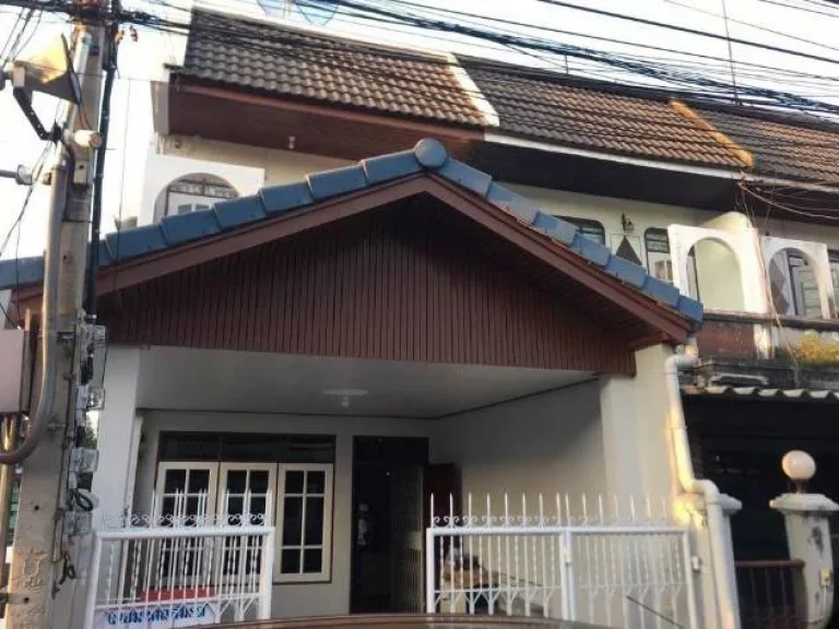 For Rent ให้เช่า ทาวน์เฮาส์ 2 ชั้น หลังริม หมู่บ้านรัตนชัยวิลล่า 2 หลักสี่ ดอนเมือง