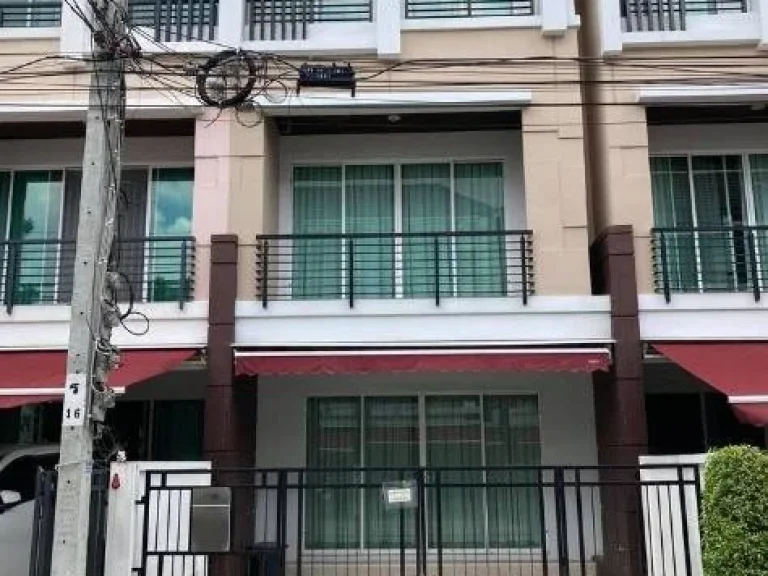 For Rent ให้เช่า ทาวน์โฮม 3 ชั้น บ้านกลางเมือง พระราม 3 - ราษฎร์บูรณะ