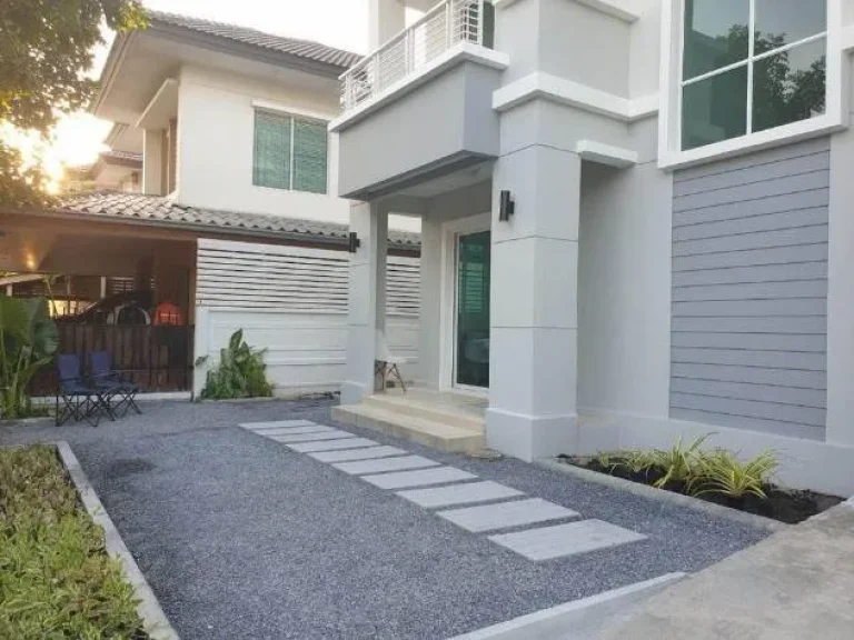 For Rent ให้เช่า บ้านเดี่ยว หมู่บ้านพฤกษาวิลเลจ เดอะซีซัน ร่มเกล้า-ลาดกระบัง รีโนเวทใหม่