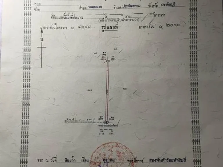 ขายที่ดินเปล่า 11 ไร่กว่า บ้านหนองแสง อำเภอประจันตคาม จปราจีนบุรี