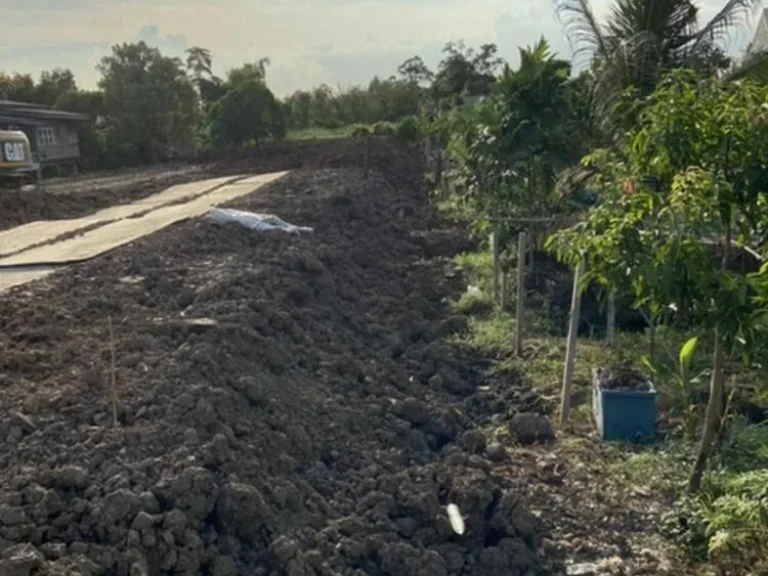 ที่ดินเปล่าติดลำคลองใกล้แม่น้ำเจ้าพระยาประมาณ 50 เมตรอยู่ในแหล่งชุมชนหัวเตยตำบลท่าอิฐอำเภอปากเกร็ดจังหวัดนนทบุรี